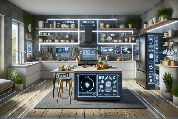 Cucina Tecnologica: Elettrodomestici Domotici e Connessioni Wireless per un'Esperienza Culinaria Smart