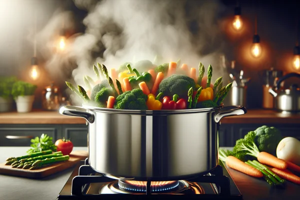 Cucinare le verdure a vapore: la tecnica perfetta con il colino