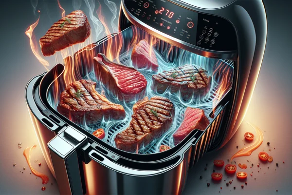 Cucinare la Carne e le Bistecche con la Cottura ad Aria: Come Evitare che i Succhi Brucino