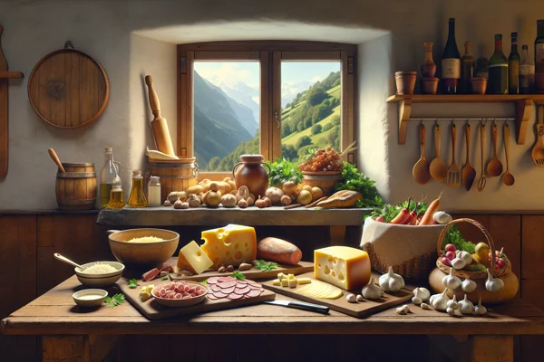 Le migliori ricette regionali di cucina tipiche della Valle d'Aosta: scopri i piatti tradizionali da accompagnare con vini passiti come il Vin de Glacière e il Malvasia delle Alpi