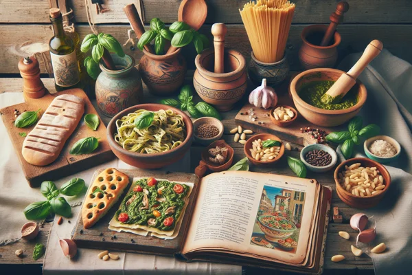 Ricetta Pesto di Rucola, Mandorle e Carciofi: un Connubio Gustoso della Cucina Ligure