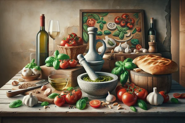 Ricetta Pesto di Rucola, Mandorle e Patate: un Connubio Gustoso della Cucina Ligure