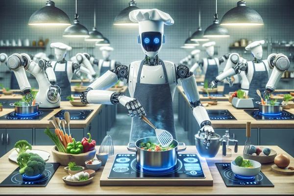 Il futuro della cucina: robot chef, assistenti automatizzati e chatbot per prenotazioni