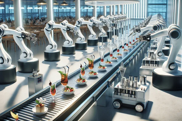 L'automazione culinaria: la rivoluzione nel settore della ristorazione e l'impatto dei droni per la consegna di ingredienti freschi